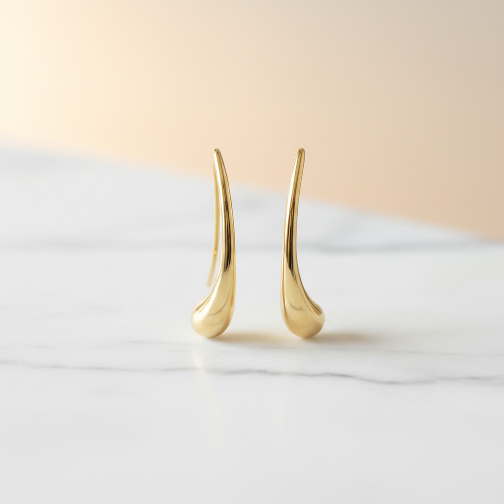 Tiffany Teardrop · 18K Yellow Gold
