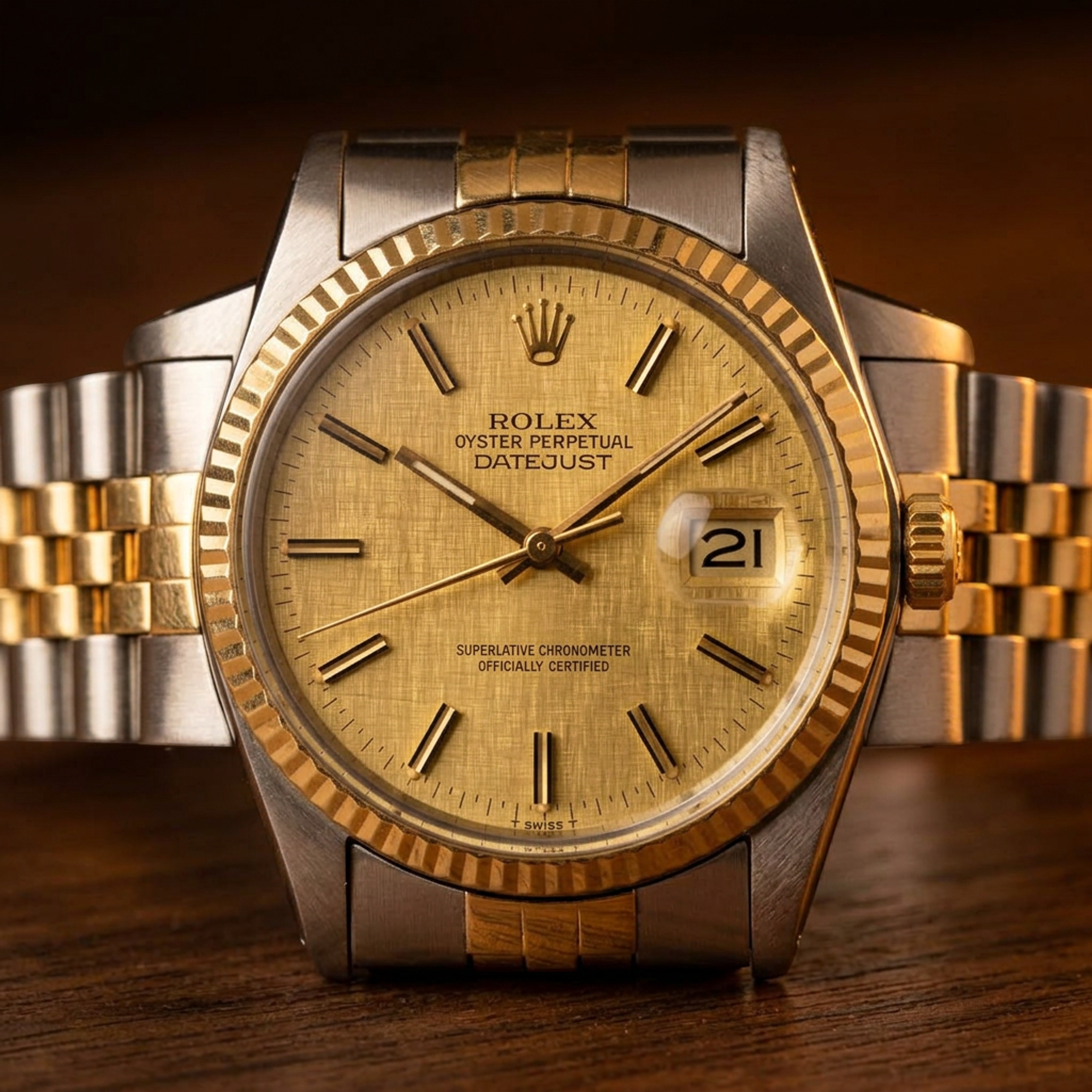 Rolex Datejust · Steel & 18K Yellow Gold