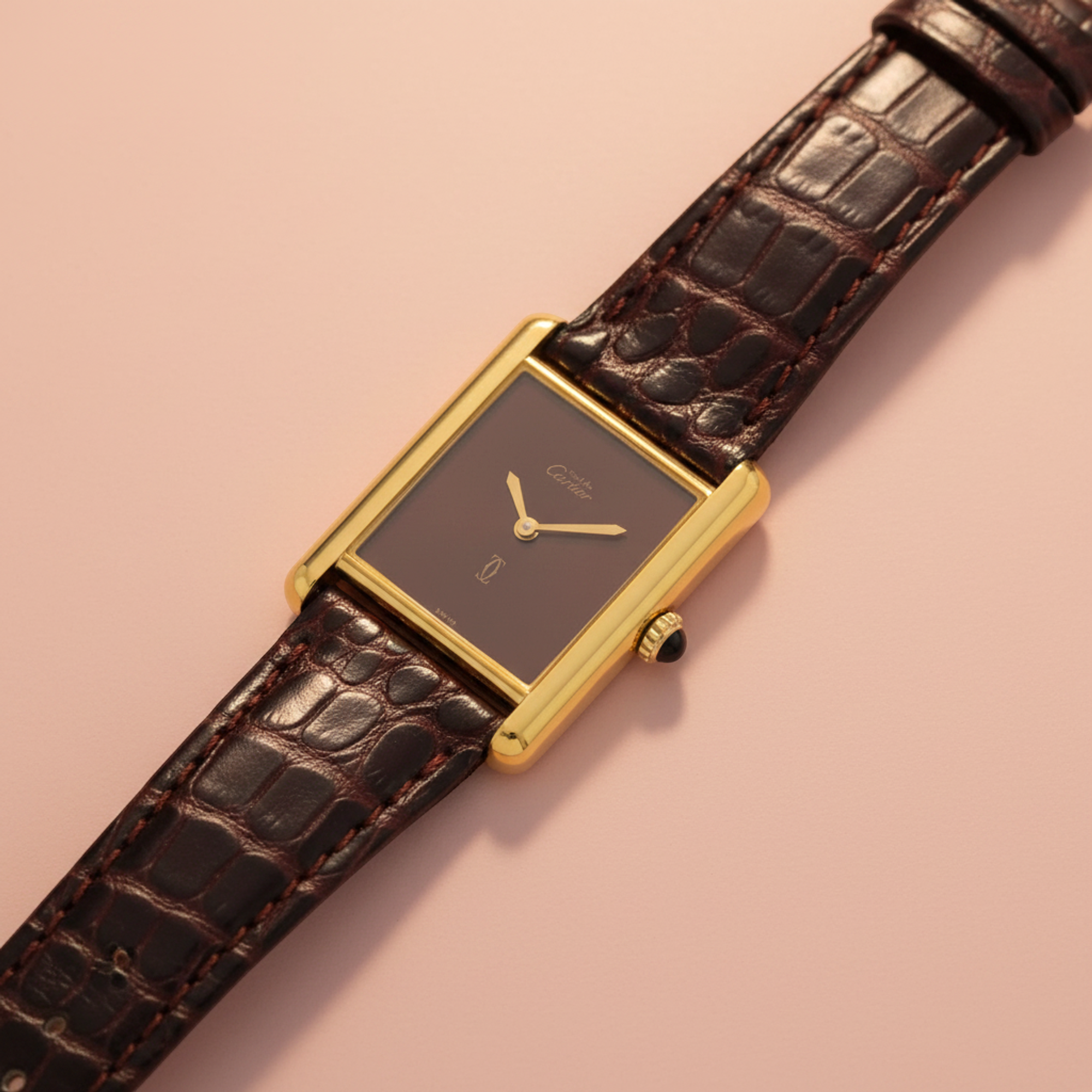 Cartier Must Tank · Vermeil · Manual Winding