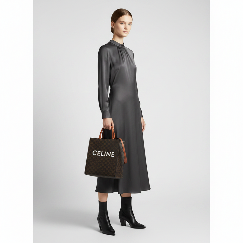 Celine Vertical Cabas Triomphe