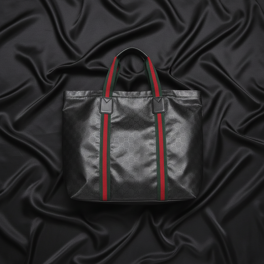 Gucci GG Crystal · Tote with Web Detail