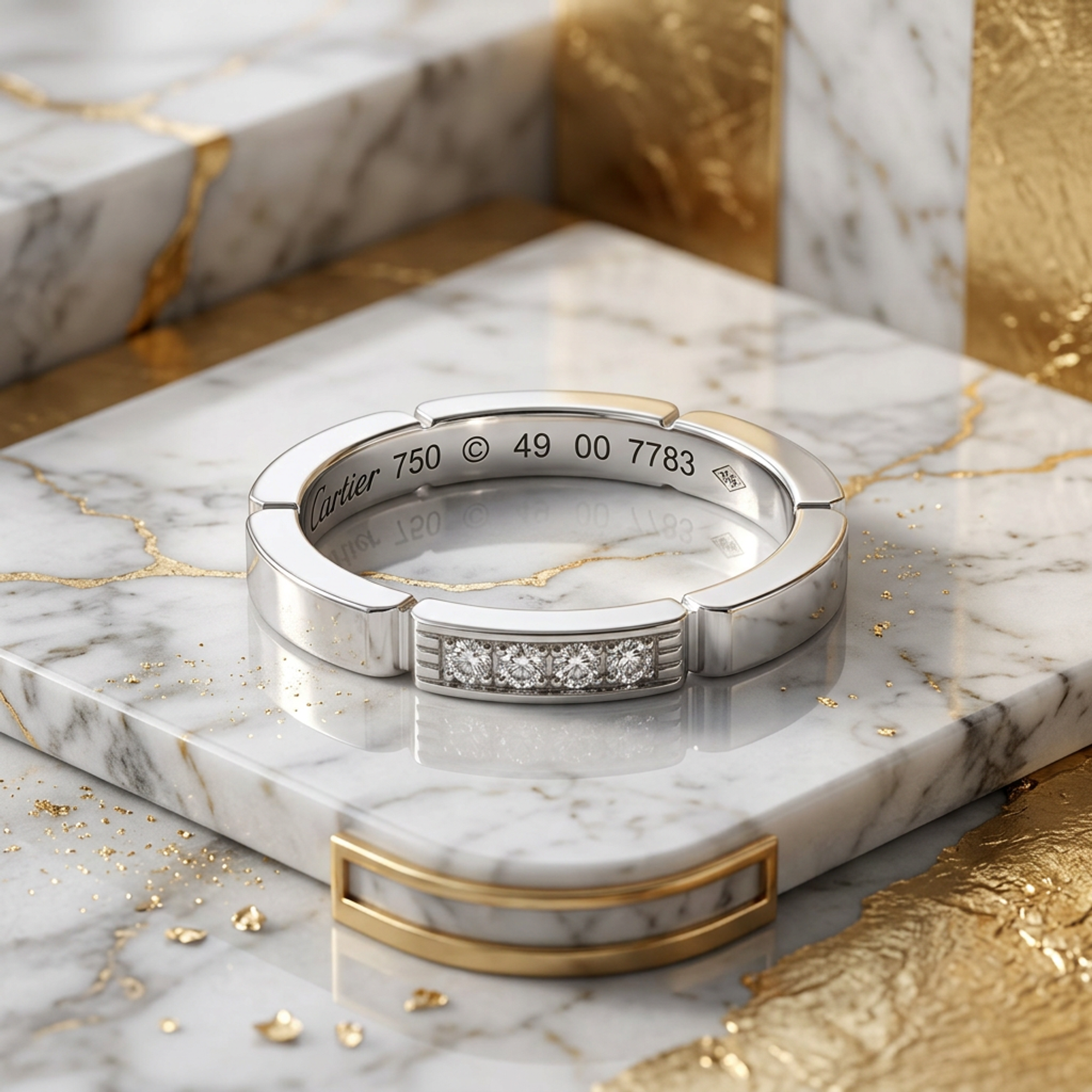 Cartier Maillon Panthère · 18K White Gold