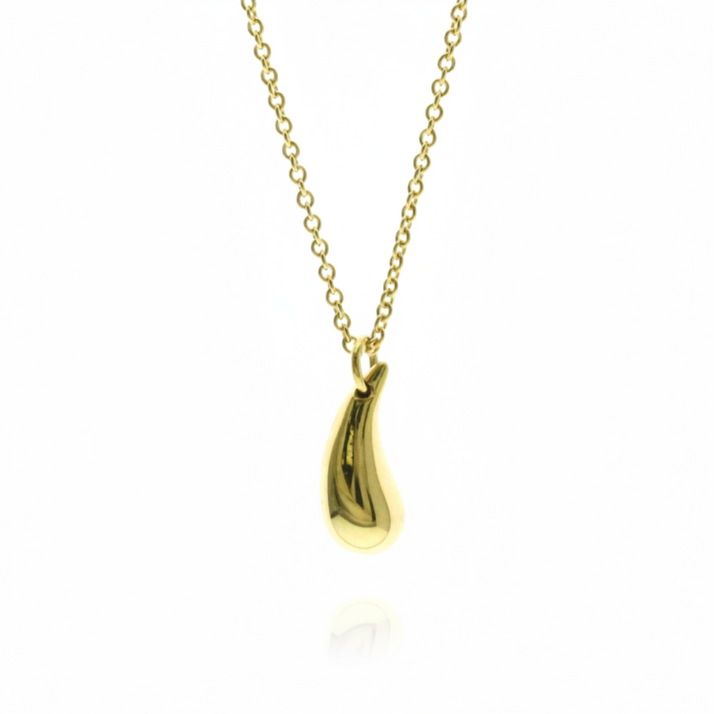 Tiffany Teardrop · 18K Yellow Gold