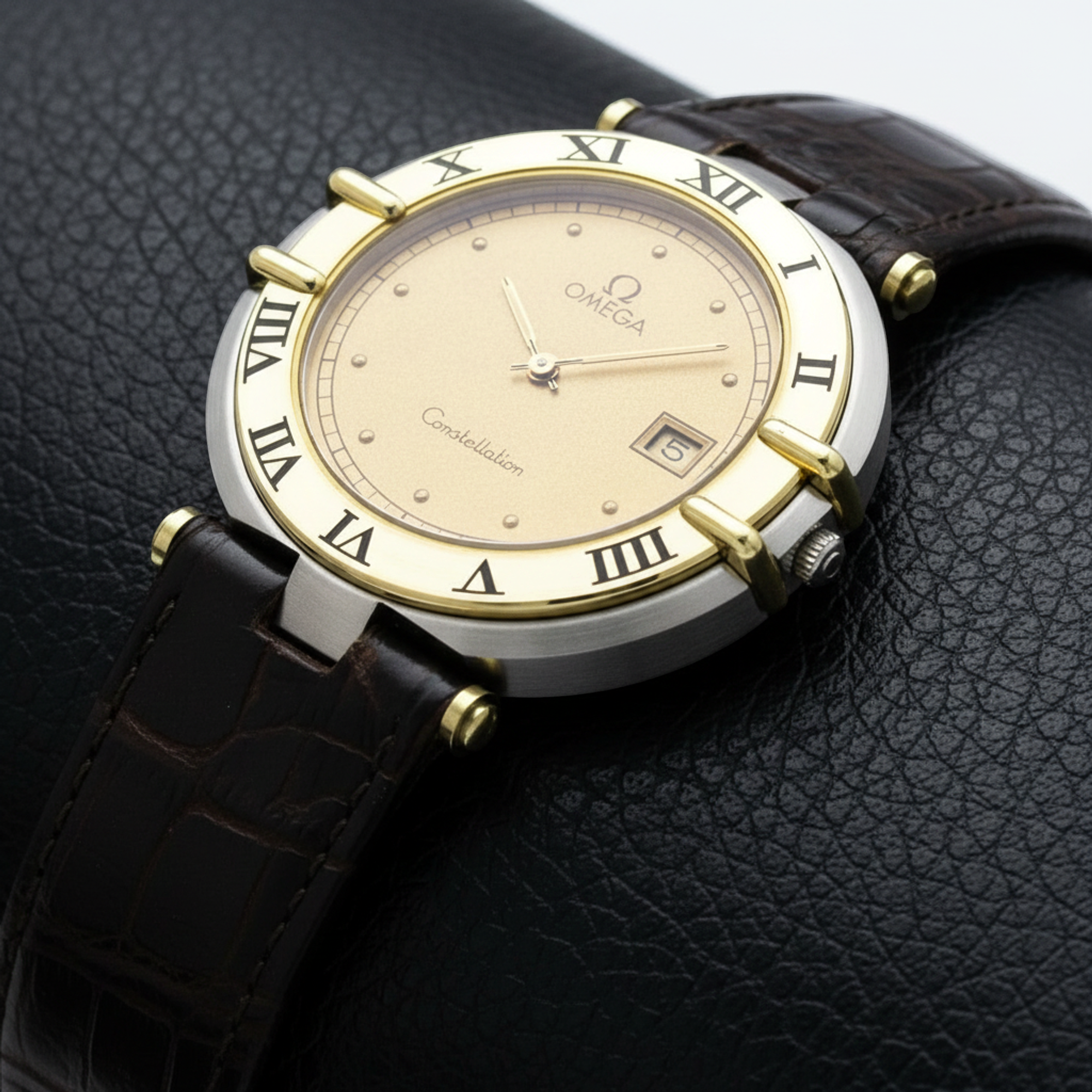 Omega Constellation · 18K Gold Steel · Quartz