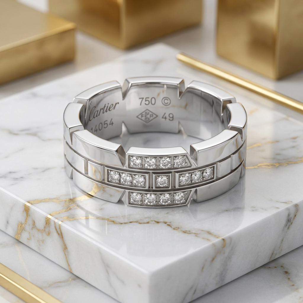 Cartier Tank Française · 18K White Gold