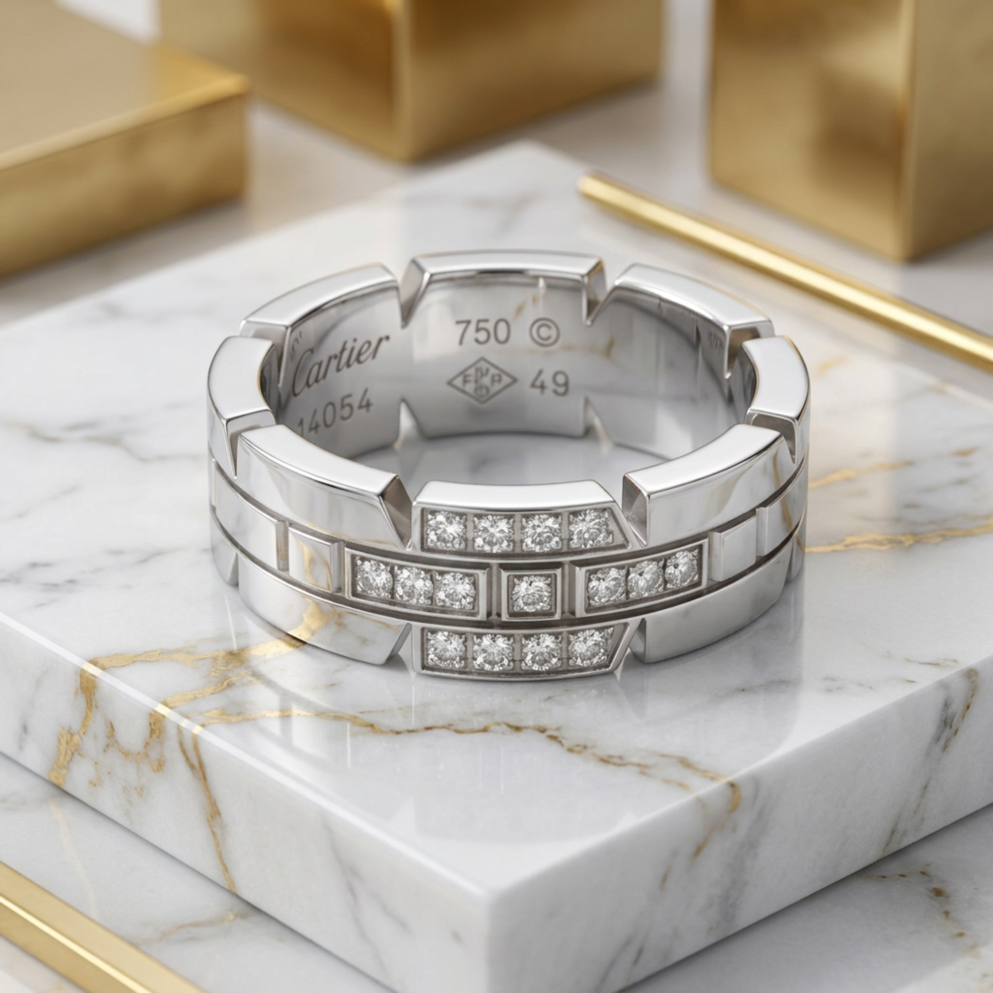 Cartier Tank Française · 18K White Gold