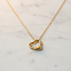 Tiffany Open Heart · 18K Yellow Gold