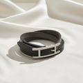 Hermès Hapi · Choker Bangle · Leather