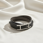 Hermès Hapi · Choker Bangle · Leather