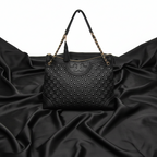 Tory Burch Quilted Chain · Leather Tote