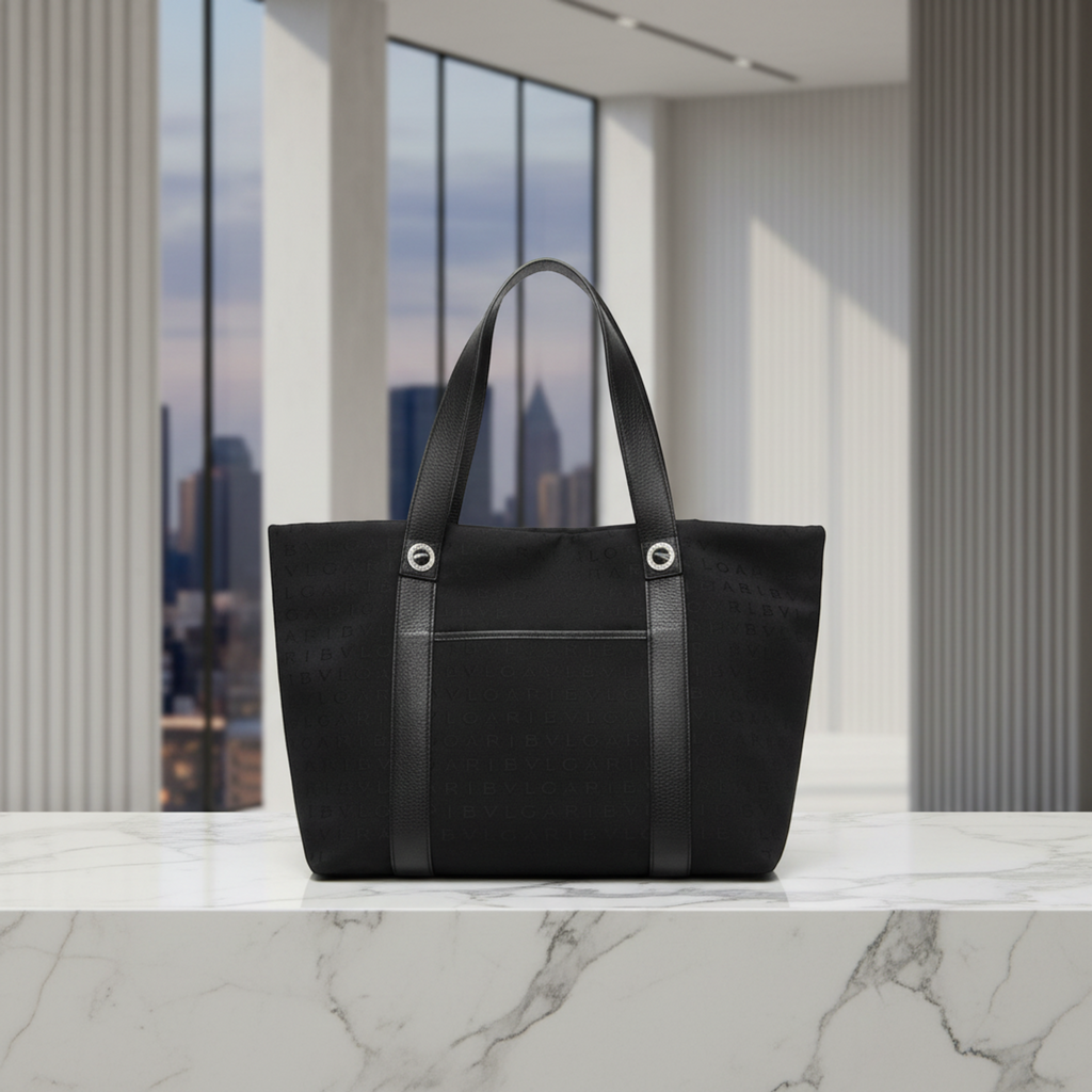 Bvlgari Logomania · Canvas & Leather