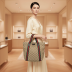 Gucci GG Canvas Sherry Line · Tote