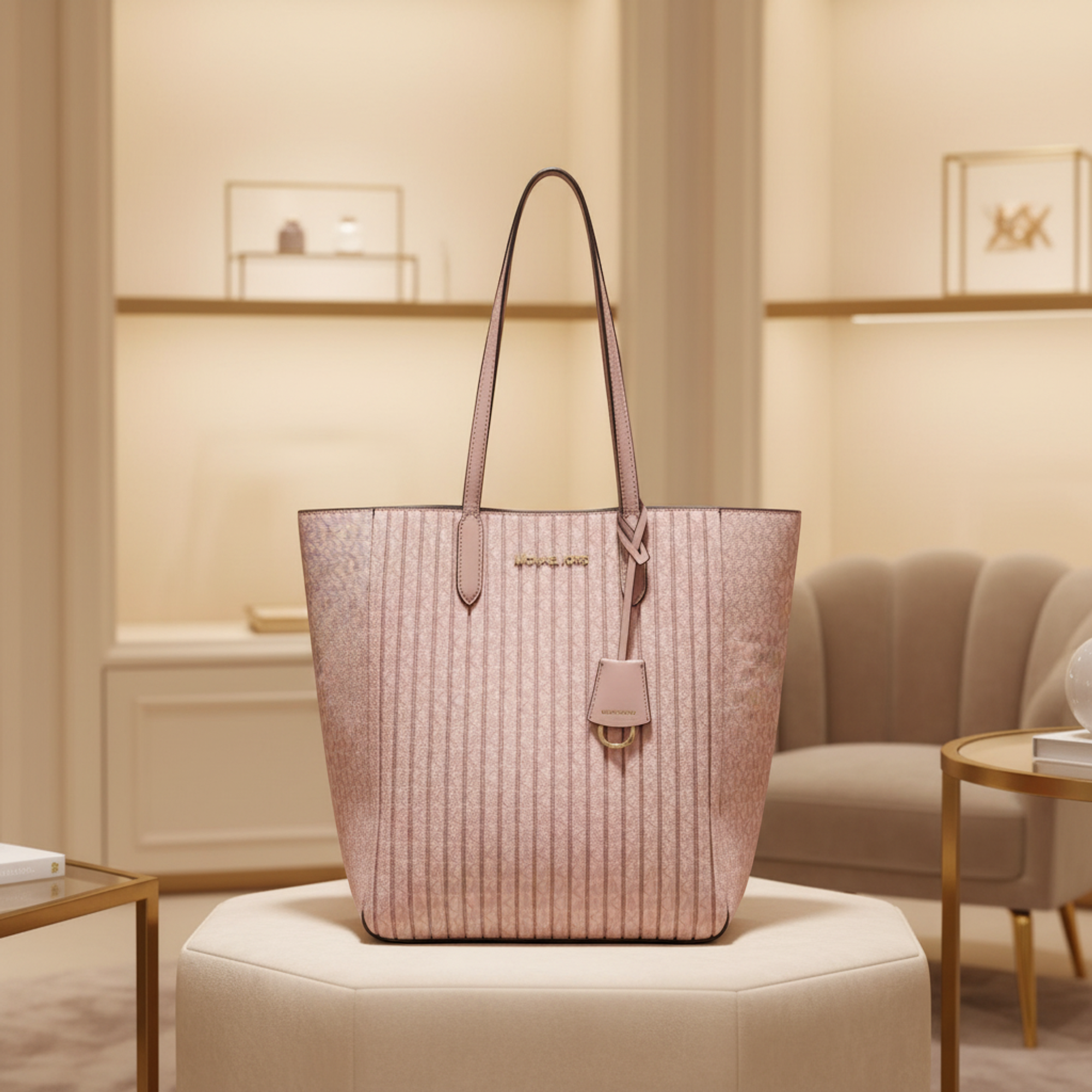 Michael Kors Sinclair · Pleated Shopper Tote