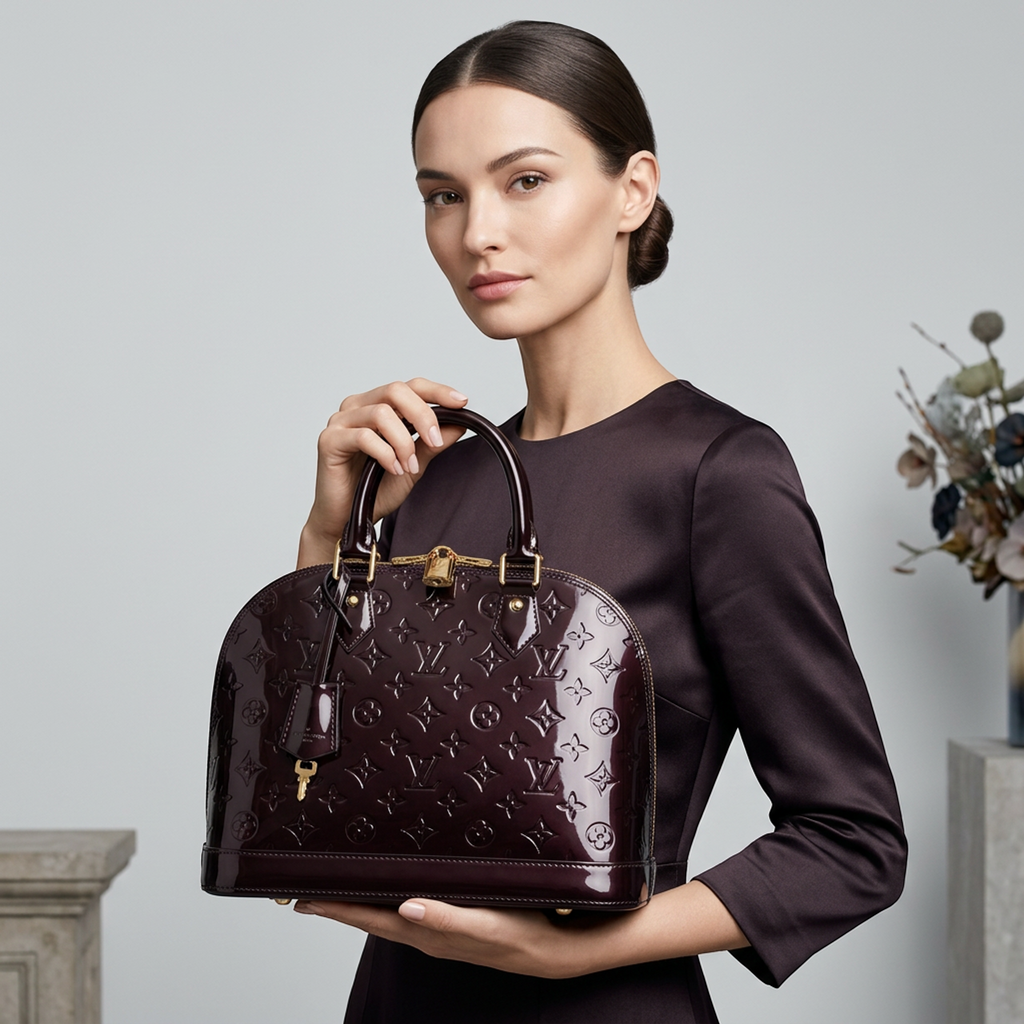 Louis Vuitton Alma PM · Monogram Vernis