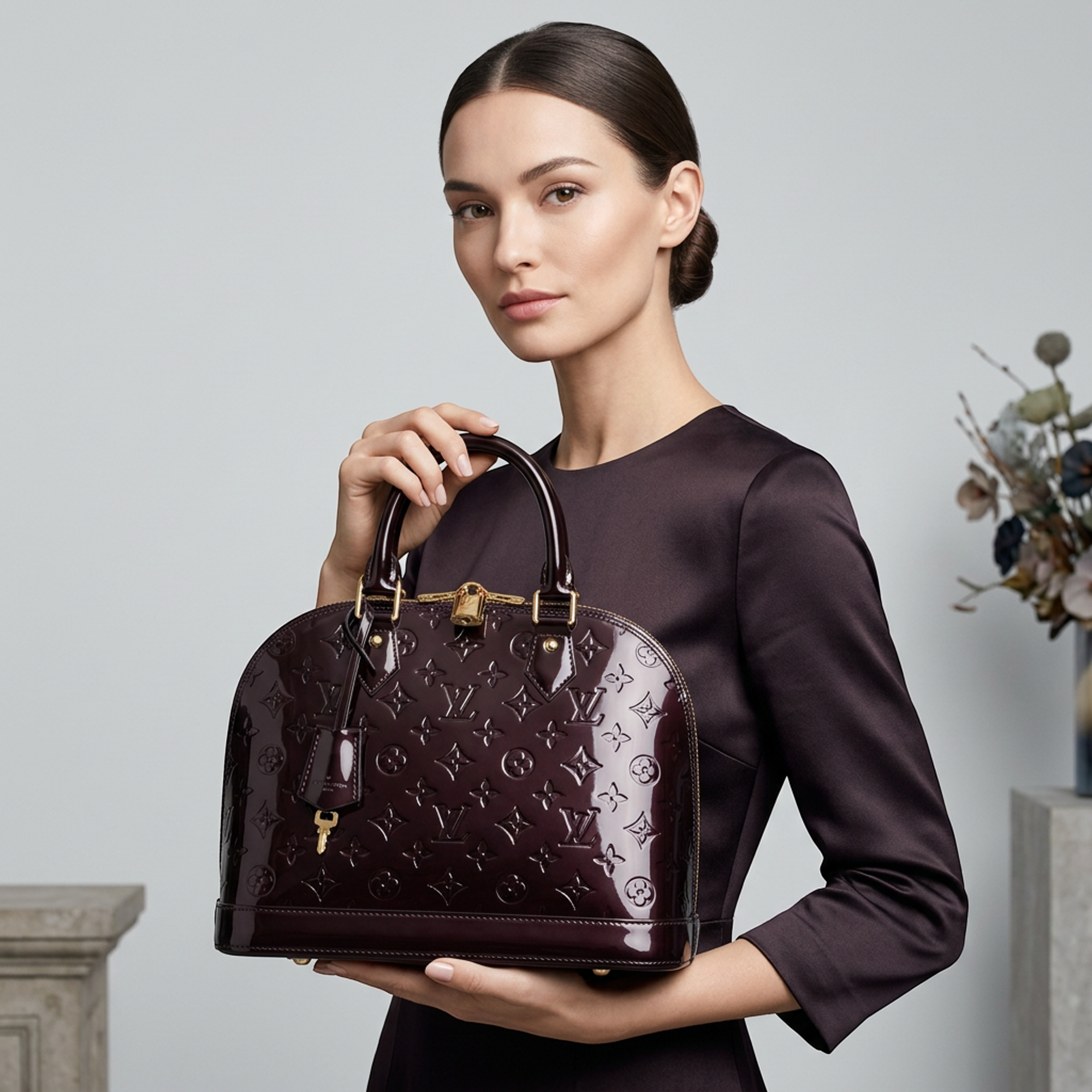 Louis Vuitton Alma PM · Monogram Vernis