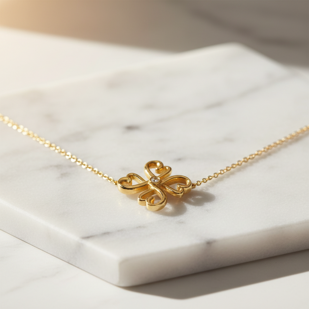 Tiffany Loving Heart Clover · 18K Yellow Gold