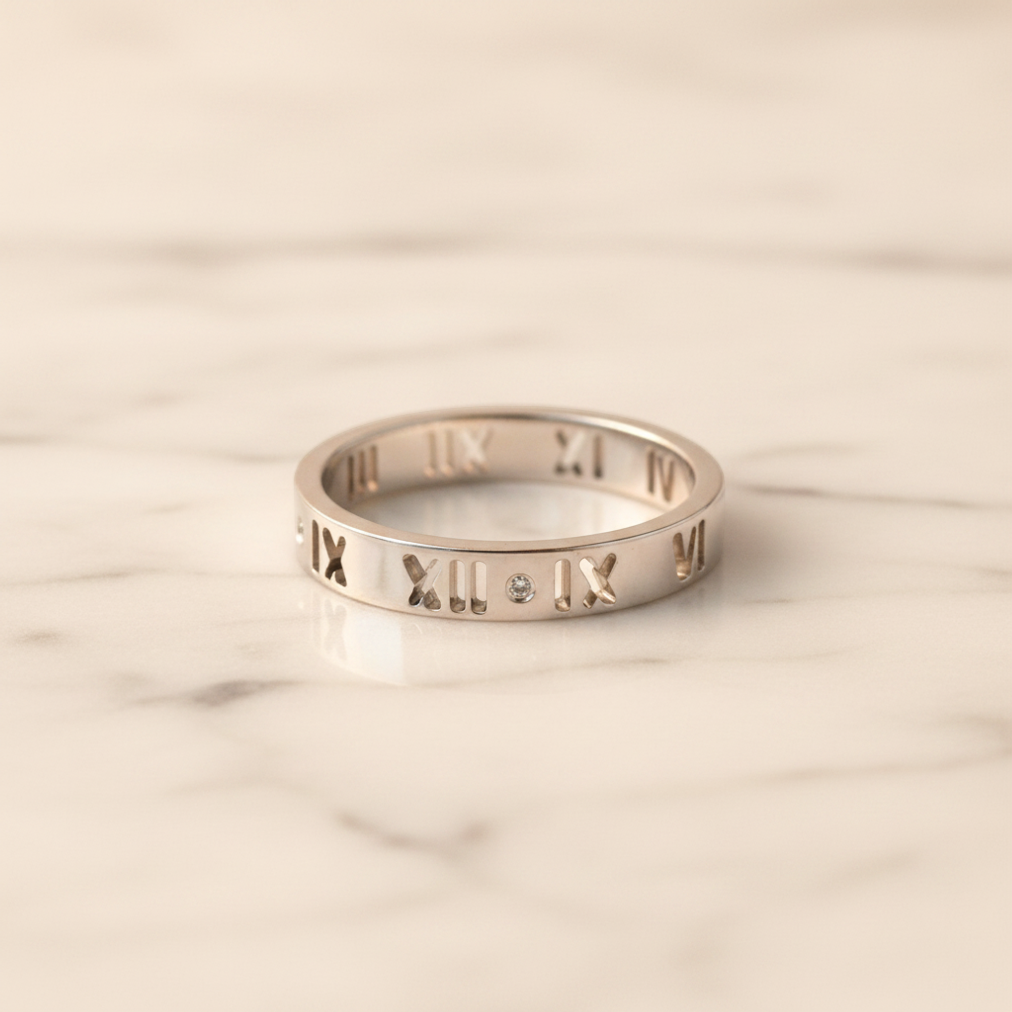 Tiffany Atlas · 18K White Gold · Diamond