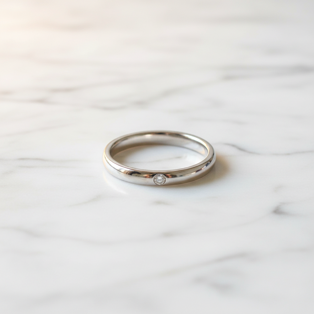 Harry Winston Wedding Band · Platinum · Diamond