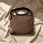 Prada Logo Jacquard · Canvas & Leather
