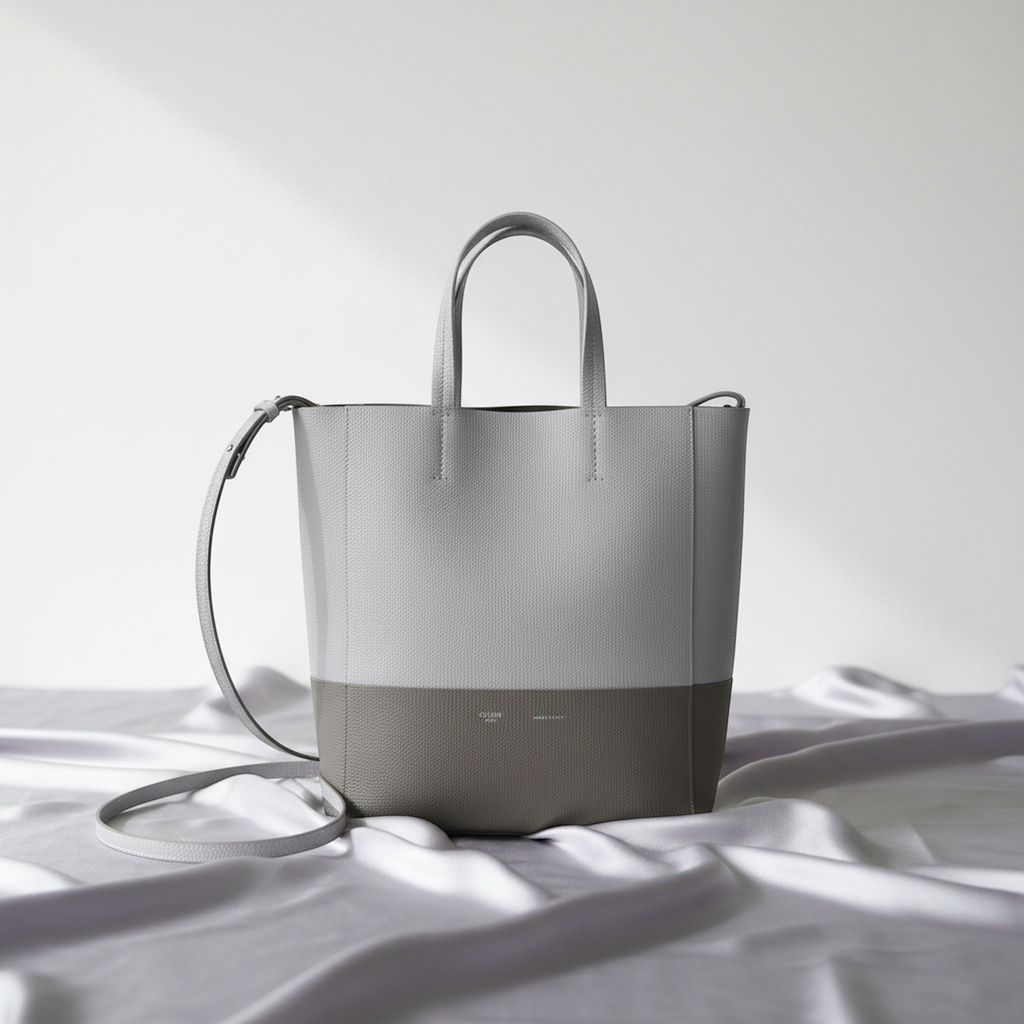 Celine Vertical Cabas Small · Bicolor