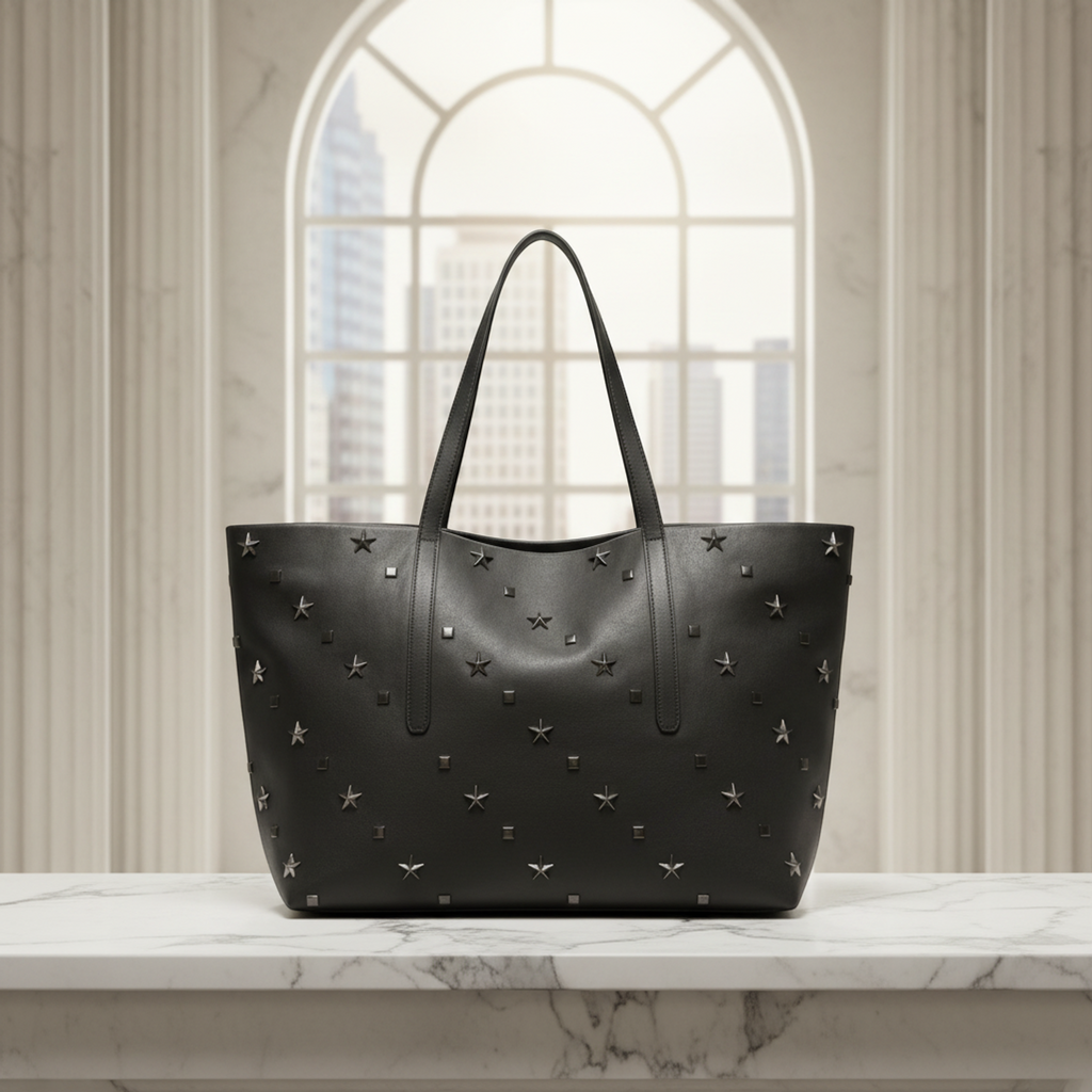 Jimmy Choo Pimlico · Studded Leather Tote