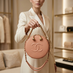 Chanel Matelassé Round As Earth · Leather