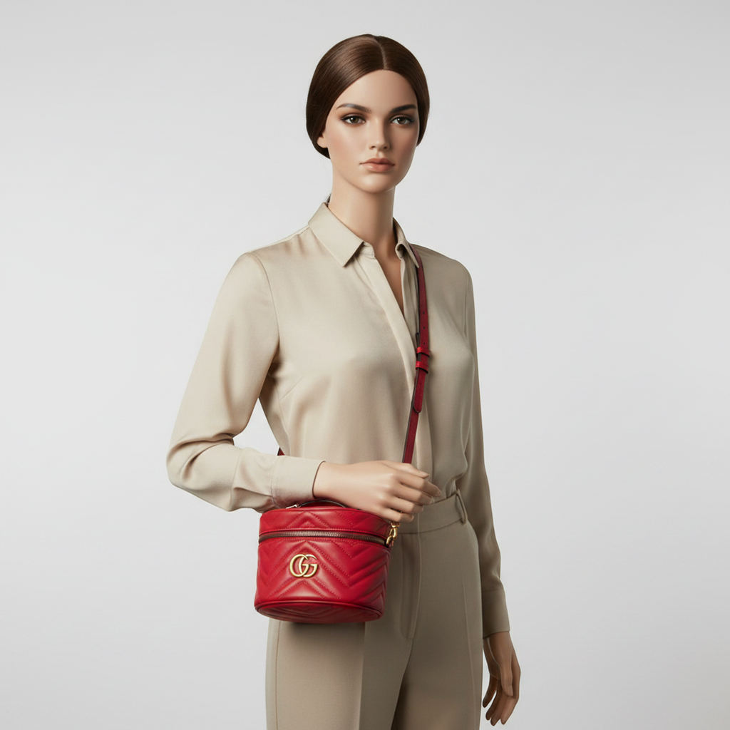 Gucci GG Marmont · Quilted Leather Backpack