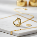 Tiffany Open Heart · 18K Yellow Gold