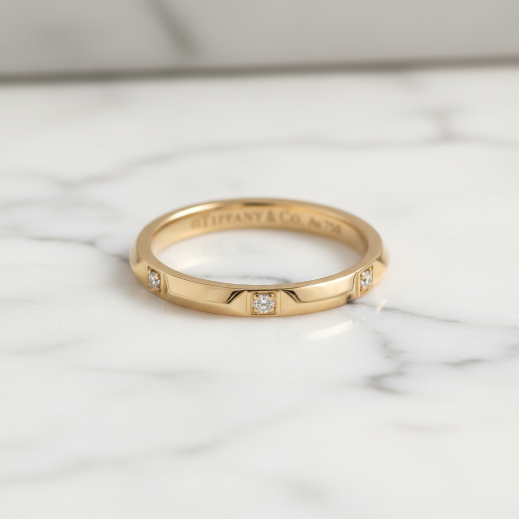 Tiffany True Band · Rose Gold · Diamond