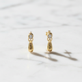 Tiffany Teardrop · 18K Yellow Gold · Diamond