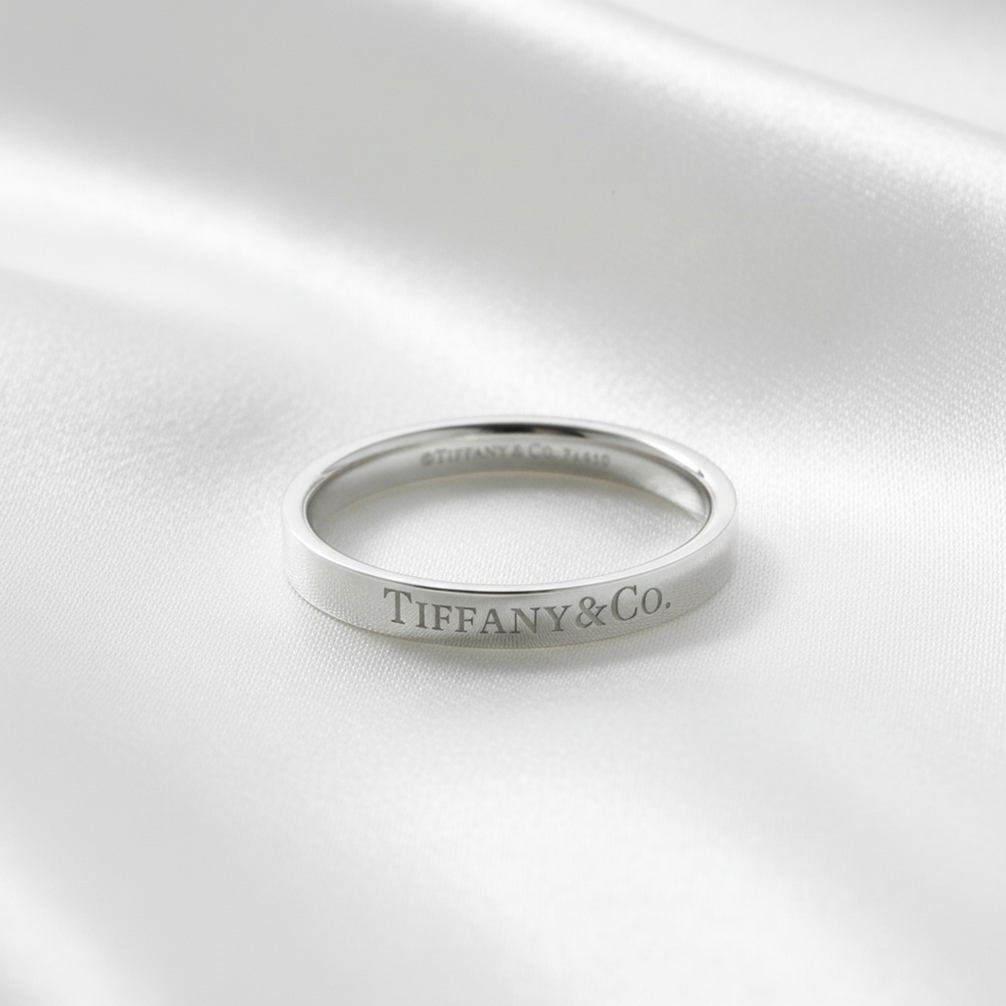 Tiffany Flat Band · Platinum