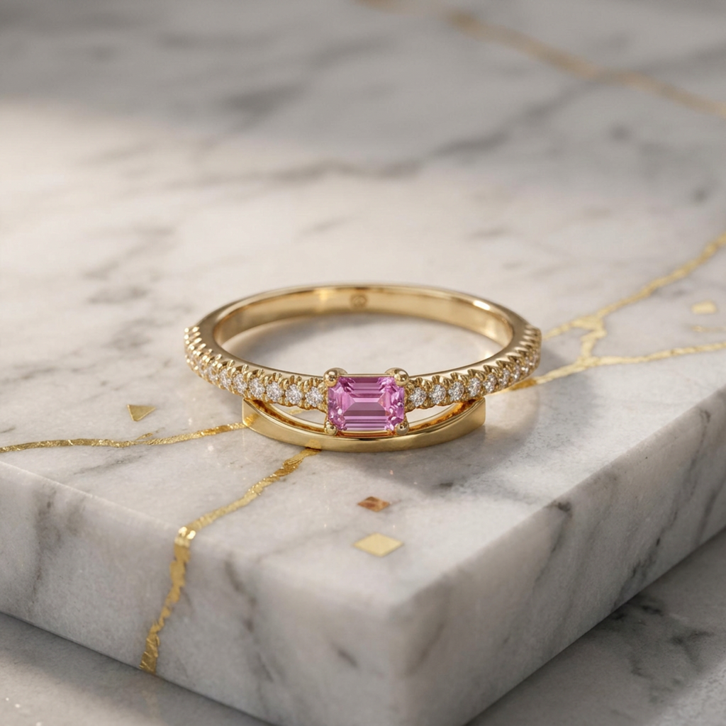 Tiffany Novo Horizon · Sapphire Diamond · Rose Gold