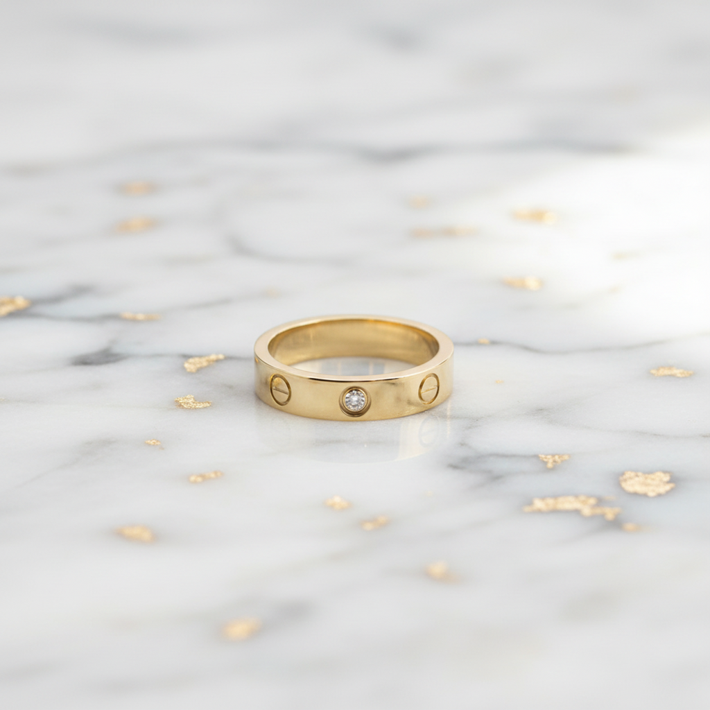 Cartier Mini Love · Diamond · 18K Yellow Gold