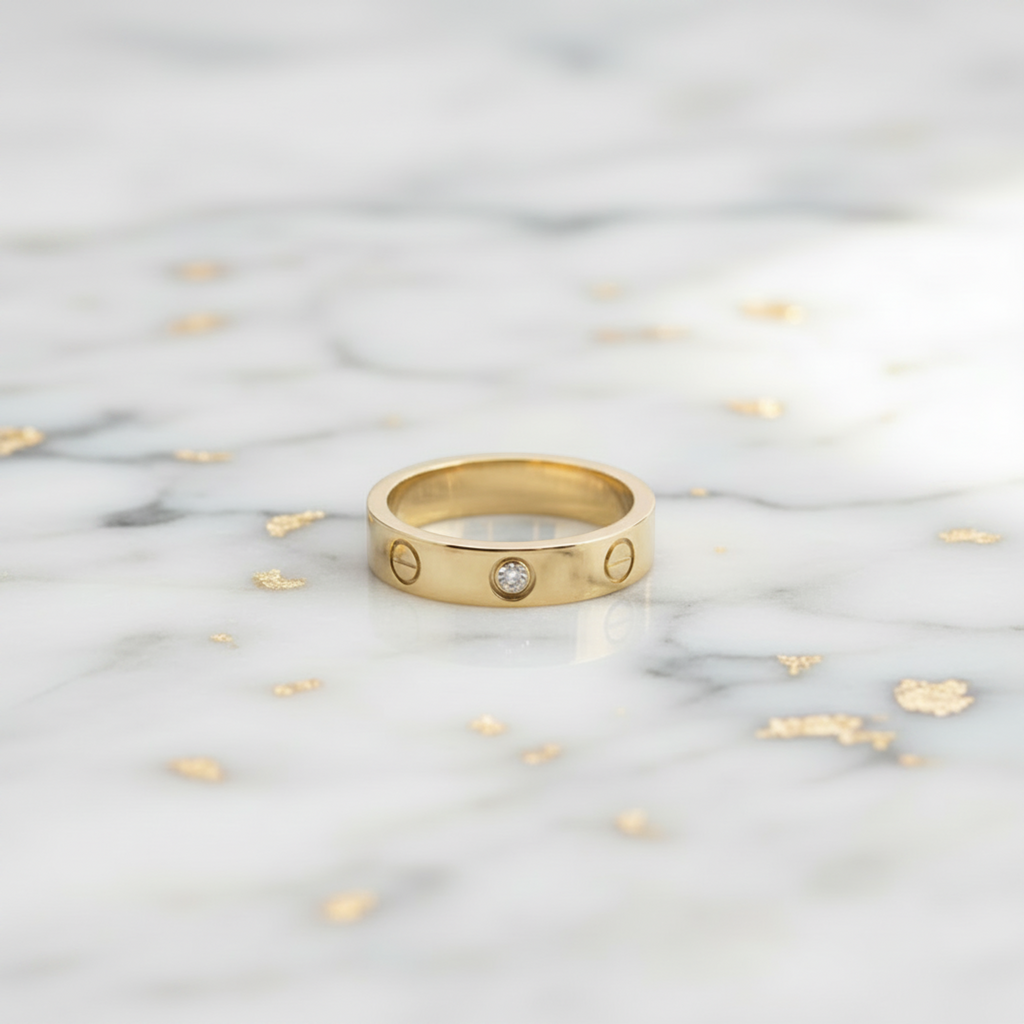 Cartier Mini Love · Diamond · 18K Yellow Gold