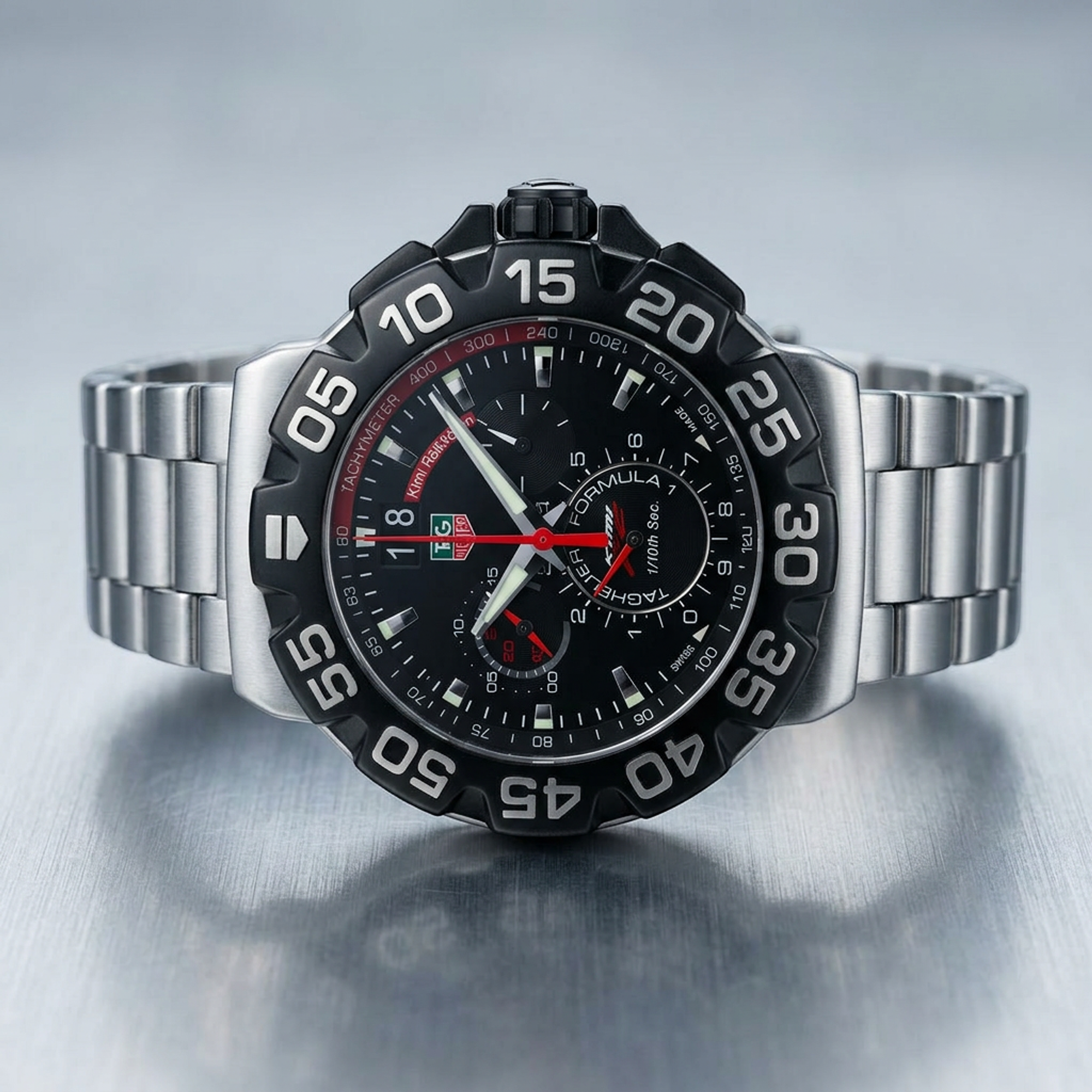 Tag Heuer Formula 1 · Kimi Raikkonen · Steel