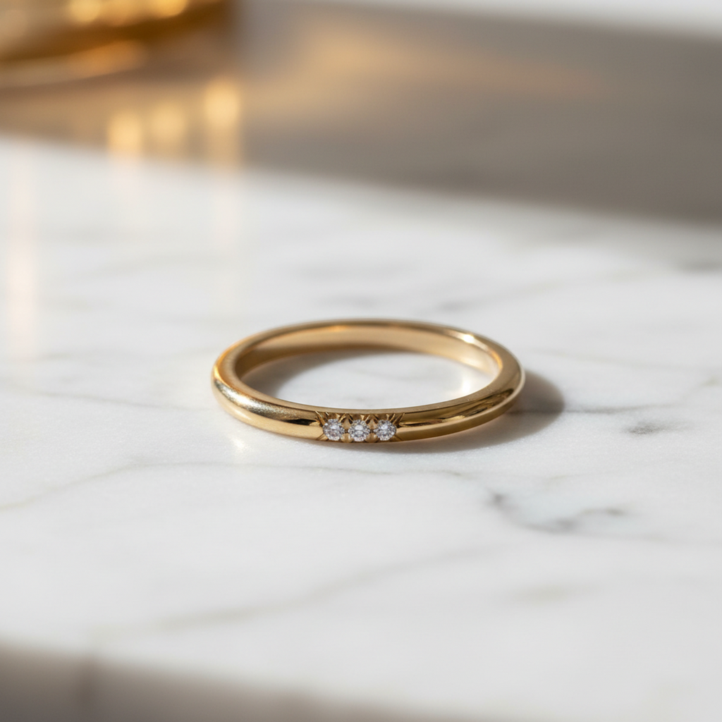 Tiffany Forever · Diamond Band · Rose Gold