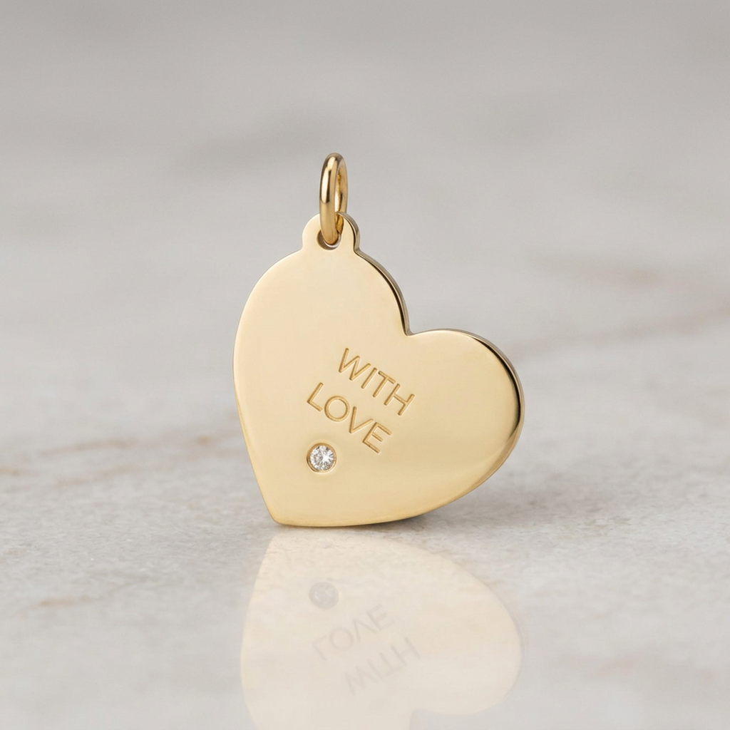 Tiffany Heart · Diamond · 18K Yellow Gold