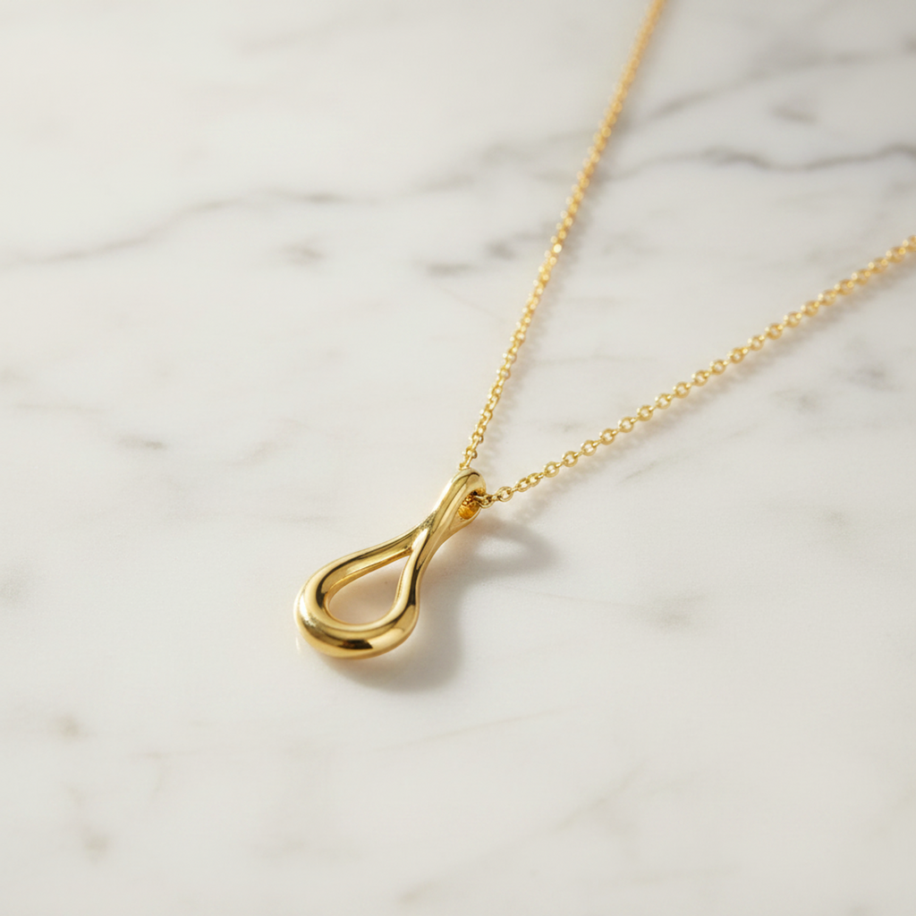 Tiffany Open Teardrop · 18K Yellow Gold
