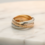 Cartier Trinity · Tri-Gold