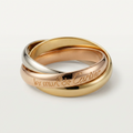 Cartier Trinity · Tri-Gold Band Ring