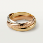 Cartier Trinity · Tri-Gold Band Ring