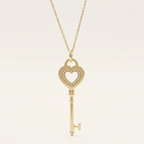 Tiffany Heart Key · Rose Gold · Diamond