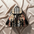 Burberry Enfild · Check Canvas & Leather