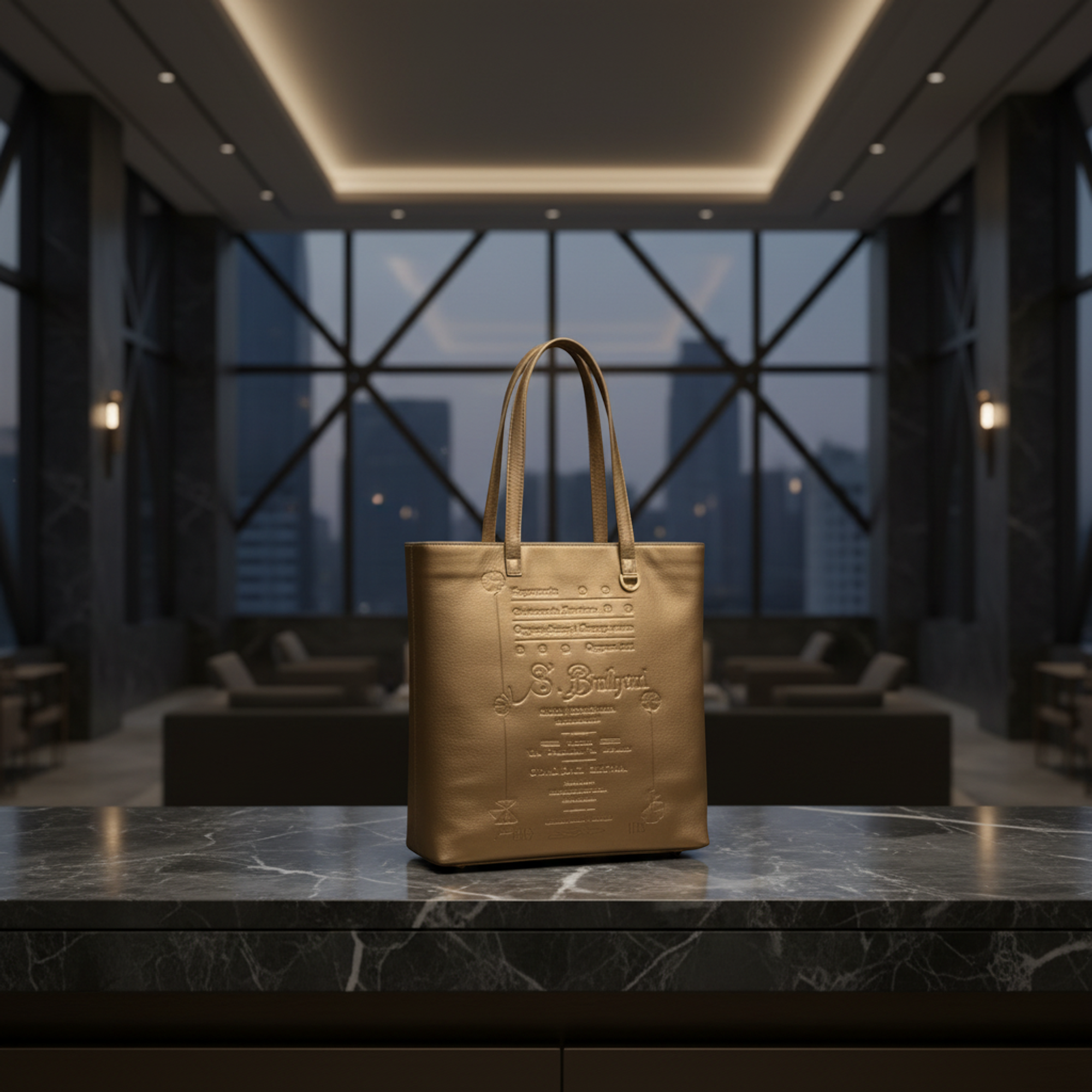 Bvlgari Collezione · Leather Tote