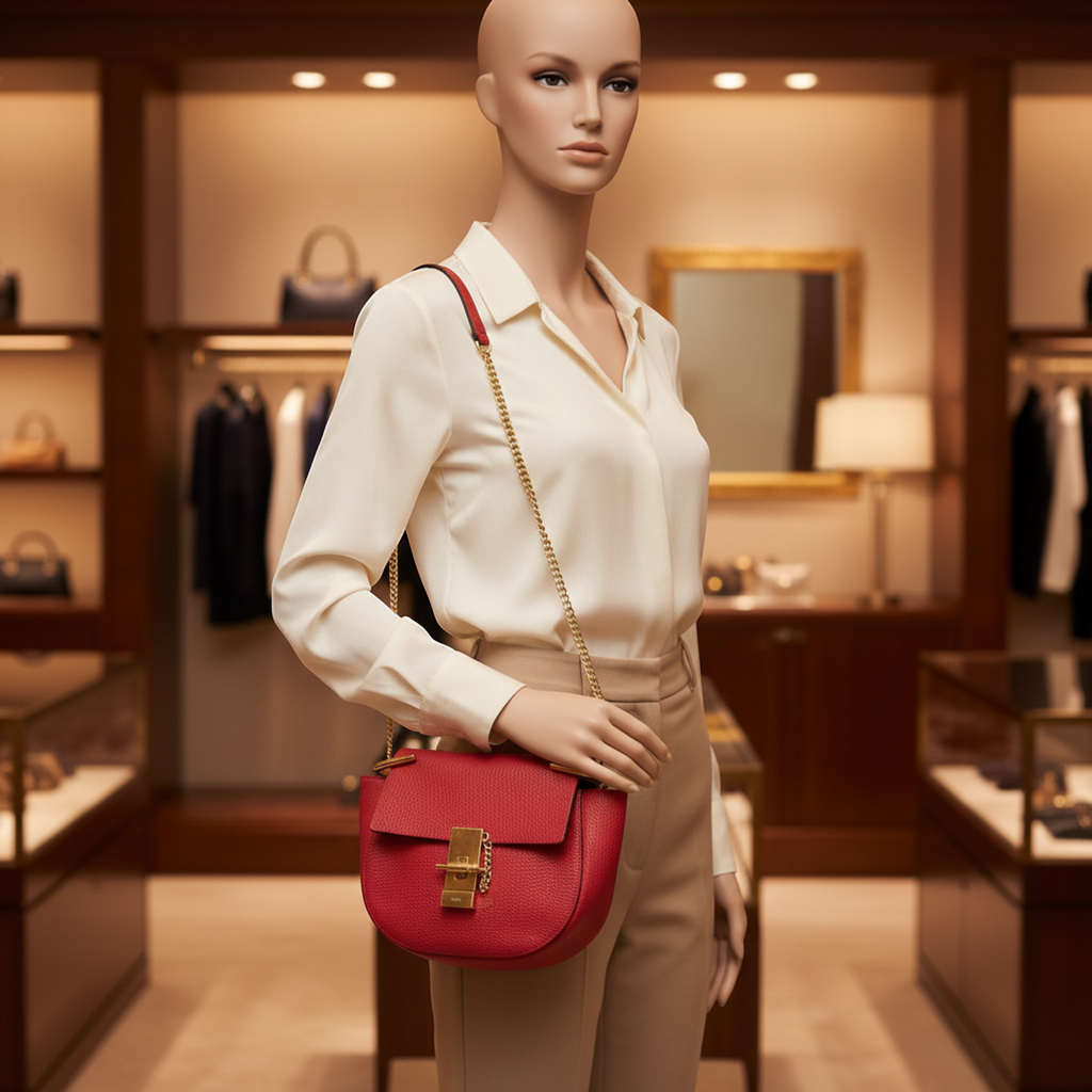 Chloé Drew · Leather Shoulder Bag
