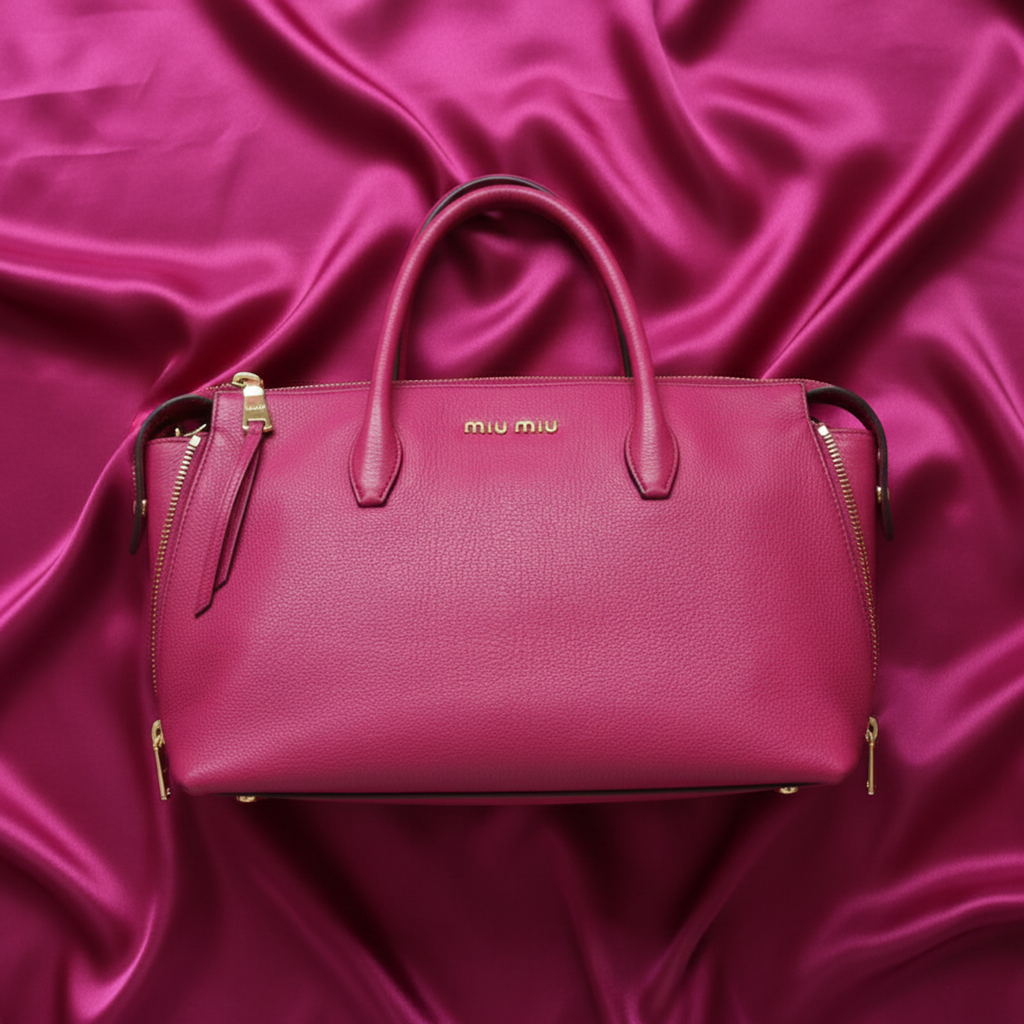 Miu Miu Madras · Leather