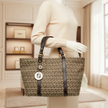 Fendi Zucchino · Canvas & Leather Tote