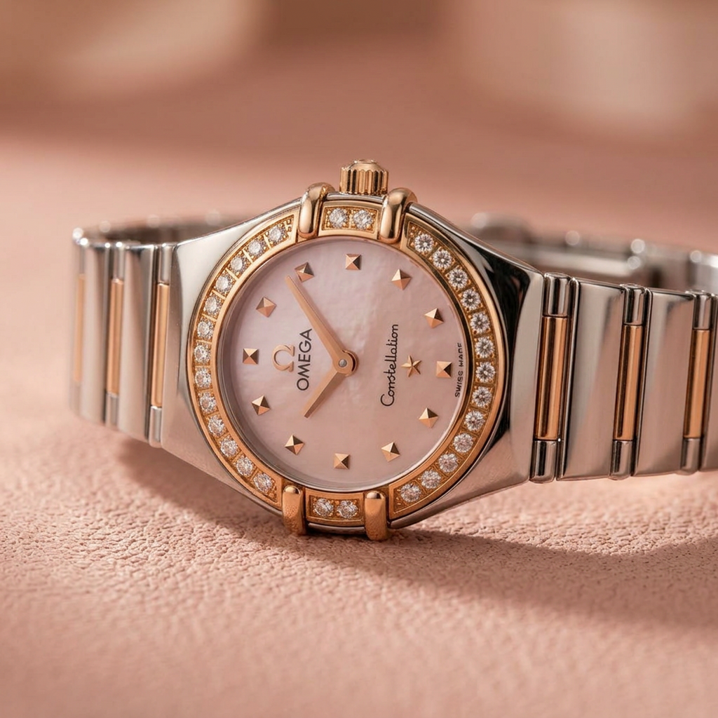 Omega Constellation · Rose Gold · Diamond