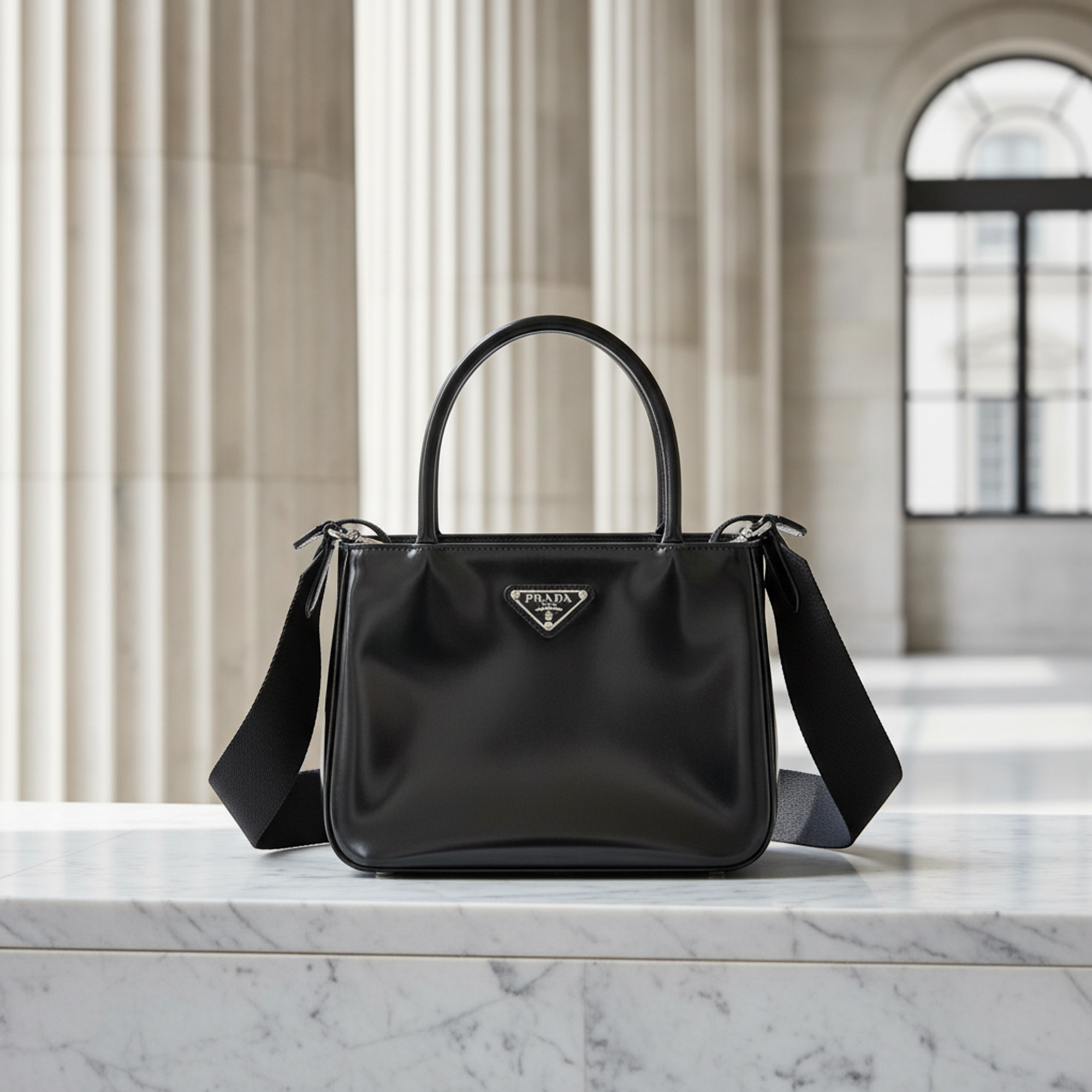 Prada Spazzolato · Brushed Leather