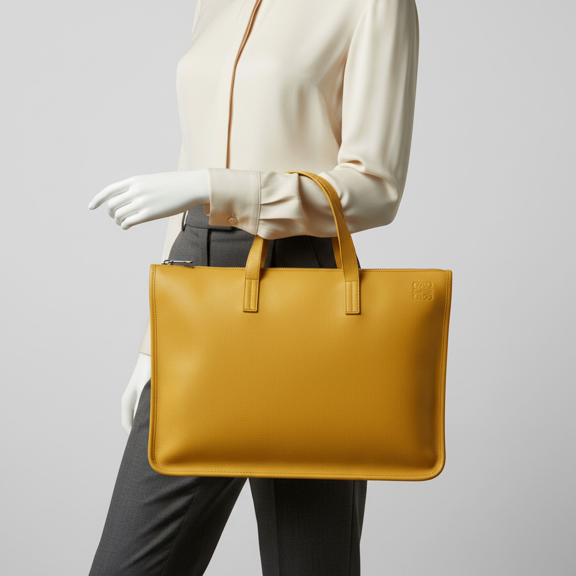 Loewe Anagram · Leather Briefcase